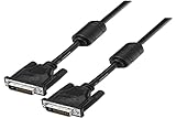 AISENS A117-0089 - Cable DVI 24+1 con ferrita (1.8 m, soporta resoluciones de 2560 x 1600) Color Negro