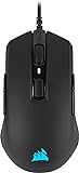 Corsair M55 RGB PRO, Optical Mouse, One Size, Black