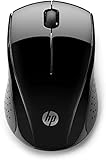 HP 220 Ratón Inalámbrico - (1600 PPP, Conexión Puerto USB-A, Tres Botones y Rueda Desplazable, Tecnología LED, Batería 15 Meses de Duración, Windows 10), Color Negro