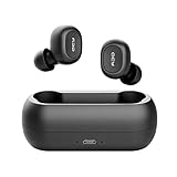 QCY T1C Auriculares Bluetooth, Auriculares Deportivos inalámbricos Bluetooth en el oído, 20 Horas de reproducción, Sonido estéreo, Micrófono para iOS, Android y Otros teléfonos Inteligentes…