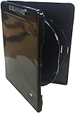 Vision Media - 10 unidades x 4K Ultra Triple HD Negro Blu Ray Case- Almacena cualquier disco de DVD/Blu Ray/Juegos
