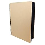 Artway Enviro - Cuaderno de cartulinas negras - 100 % reciclado - 270 gsm - A3 - 30 hojas
