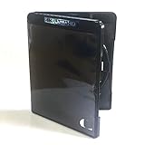 Vision Media - 5 x 4K Ultra HD Black Blu Ray Case - Almacena cualquier disco Blu Ray/DVD/Juegos