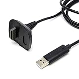 ACTECOM Cable carga para el Mando Inalámbrico compatible con XBOX 360 | Cargador USB Compatible con Xbox 360 | 4800 mAh