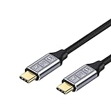 CAKOBLE USB-C to USB-C 3.1 Gen2 Cable 10Gbps Data Transfer, 100W 20V/5A 3.3ft USB Type C PD Fast Charging Cable 4K Video Output Compatible with Thunderbolt 3, iPad Pro, MacBook Pro, Galaxy S21 3M…