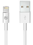 Heardear Cable iPhone Cargador Cable Lightning, Cable de Lightning a USB[Certificado MFi de Apple]para iPhone 11 Pro MAX/XS Max/XR/X/8/7/6s/6/Plus/5SE/5s,iPad Pro/Air/Mini,iPod(Blanco 1M) Original
