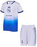 Real Madrid Conjunto de camiseta corta para niños, colección oficial, talla 10 años