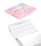 Takenote Agendas - Planificador Mensual Perpetuo Colors - 31,5 x 23 cm - 56 hojas - Encolado Inferior