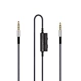 Audio Cable de repuesto para auriculares con control de volumen y interruptor de silencio original para micrófono, compatible con Logitech G433, G233, G Pro, G Pro X Gaming auriculares y PS4 Xbox One