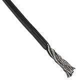 BeMatik - Cable de Acero Inoxidable de 2 mm. Bobina de 25 m. Recubierto de plástico Negro