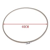 10-40cm Embroidery Hoops Frame Set Bamboo Wood Embroidery Frame Rings for DIY Cross Stitch Needle Craft Tools, 40cm