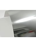 Netuno 10x Sølv Spejl Pap DIN A4 210x297mm 225g Spejl Sølv Metallic Pap Ensidet dekorativt blankt papir til invitationskort Scrapbog DYI Crafts