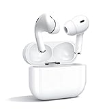 [Certificato MFi Apple] AirPods Auriculares Inalámbricos, In-Ear Auriculares Bluetooth 5.2 con HD Mic, Inalambricos Bluetooth, IP7 Impermeable Carga inalámbrica para iOS Android