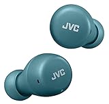 JVC Gumy Mini True Wireless Earbuds [Amazon Exclusive Edition] Auriculares Inalámbricos, Bluetooth 5.1, ResistenciaAgua (IPX4), Gran Duración de la Batería (hasta 15 Horas) - HA-Z55T-Z (Verde)
