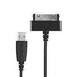 CELLONIC Cable de datos USB 1.0m de tablet compatible con Samsung Galaxy Note 10.1 / Tab 8.9 / Tab 10.1 / Tab 2 7.0 / Tab 2 10.1 / GT-N8000 / GT-P3100 / GT-P5100 / GT-P6800 / GT-P7500 Cable carga 30 Pin Connector a USB A 2.0