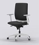 Silla de Oficina ergonómica Blanca Negro Top Gama Profesional Forma 5 Sentis Silla o sillón de Escritorio