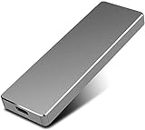 LUTOLA Disco duro externo portátil de 2 TB tipo C USB 3.1 de alta velocidad para PC, laptop, teléfonos y más (2 TB, cf-negro)