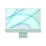 Apple Ordenador de Mesa iMac Todo en uno con Chip M1 (2021): CPU de 8 núcleos, GPU de 8 núcleos, Pantalla Retina de 24 Pulgadas, 8 GB de RAM, 256 GB de Almacenamiento SSD, Verde