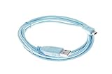 RW RoutersWholesale USB 2.0 Console Cable Compatible/Replacement for Cisco A-Male to Mini-B Cord ( 1.8 Meters )