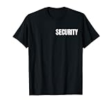 Sécurité pour hommes, T-shirt d'agent de sécurité