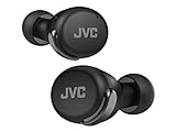 JVC HA-Z330T-B - Auriculares Inalámbricos con Cancelación de Ruido, Compact True Wireless Earbuds Bluetooth 5.2, Modo Baja Latencia, Batería con 21H de reproducción, Resistencia al Agua (IPX4), Negro