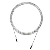 Velites Cable Plata Entrenamiento 1.8 mm, Repuesto Comba, Adultos Unisex