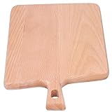 Tabla de cortar de cocina bellamente diseñada de madera de haya natural para cortar pan de cocina