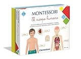 Clementoni - Montessori -Juguete educativo El Cuerpo Humano(55292)