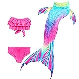 Shepretty Girls Mermaid Swimsuit Bikini Set,wupuDH52,110