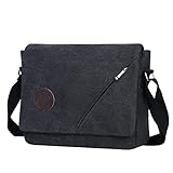 Eshow Canvas Fabric Shoulder Crossbody Bags ສໍາລັບຜູ້ຊາຍ Messenger ສໍາລັບ Laptop