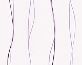 AS, Création 3 8769-28 papier peint design/papier violet/rayures blanches