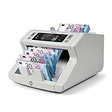 Safescan 2210 - Máquina contadora de billetes ordenados, con doble cheque para billetes falsos, gris