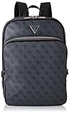 Guess VEZZOLA Smart Squared Backpack, Bag Women, Black, Talla única