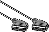 PremiumCord Scart-Scart 1m M/M cable EUROCONECTOR SCART (21-pin) Negro - Cables EUROCONECTORES (1 m, SCART (21-pin), SCART (21-pin), Negro, Male connector/Male connector)