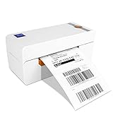 NETUM NT-LP110A Impresora de etiquetas, impresora térmica Posible impresión de código de barras Permite imprimir cartas en porto para envíos nacionales e internacionales (interfaz USB) para su PC/Mac