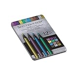 Spectrum Noir SPECN-MP12, Pack de 12 lápices metálicos PK, 19 x 12 x 1.5 cm, Multicolor