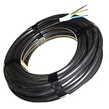 Cable CYKY-J de 10 metros de 3 núcleos, 2,5 mm, para uso en interiores y exteriores - 300/500v