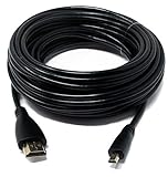 SYSTEM-S HDMI-кабель 10 м «папа» — «мікро-папа», перехідник чорного кольору