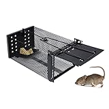 VOTUKU Piège à Rats, Grandes Cages Pièges pour Capturer Les Souris, Les Rats (Noir)