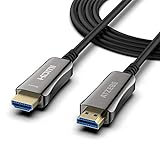 ATZEBE Cable HDMI Fibra Óptica - 10m, Cable HDMI 4k Compatible con UHD 4K@60Hz HDR, YUV 4:4:4 8bit, Alta Velocidad 18Gbps, Ethernet, 3D, ARC, HDCP 2.2