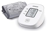 OMRON X2 Basic Tensiómetro de Brazo digital, medición precisa de la presión arterial y el pulso, validado clinicamente