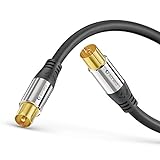 sonero Premium TV antenski kabel/koaksialni kabel, 1.00 m, črn