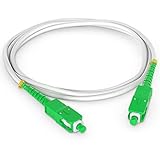 Octofibre SFR Bouygues - Cable de fibra óptica (5 m, reforzado, con protección Kevlar, alargador, jarra de fibra óptica, SC APC a SC APC