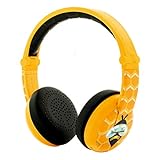 ONANOFF Buddyphones Wave - Bee, Auriculares Impermeables Bluetooth Bebé, Amarillo
