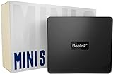 Beelink Mini PC Mini PC con Intel 11th Gen 4 Cores 8GB DDR4 256G SSD, 4K Dual HDMI Office PC Mini, Auto Power on/Wake on LAN, Dual 2.4G/5G WiFi, Gigabit Ethernet, USB 3.0