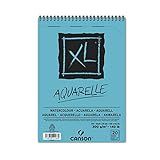 Canson XL Aquarelle, Álbum Espiral Microperforado, A5, 20 Hojas, Grano Fino 300g