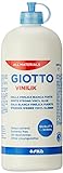 GIOTTO Vinilik, Colle Vinylique Blanche Forte, Bouteille Bio Plastique, 250g