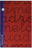Lamela 7FTE003R - Cuaderno folio en espiral, color rojo