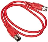 Adam Hall Cables 3 STAR MIDI 0075 RED - Cable MIDI 0,75 m rojo