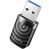 Cudy AC 1300Mbps WiFi Adaptador USB 3.0 para PC, USB WiFi Wireless Adapter, 5Ghz /2.4Ghz, USB 3.0, Compatible con Windows Vista /7/8/8.1/10, Mac OS, Linux